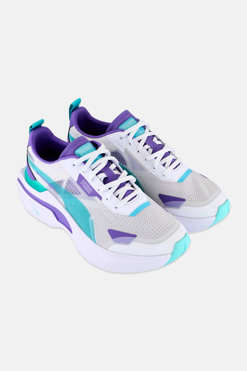 PUMA Women Kosmo Rider Lace Up Running Shoes, Multicolor - Image 2