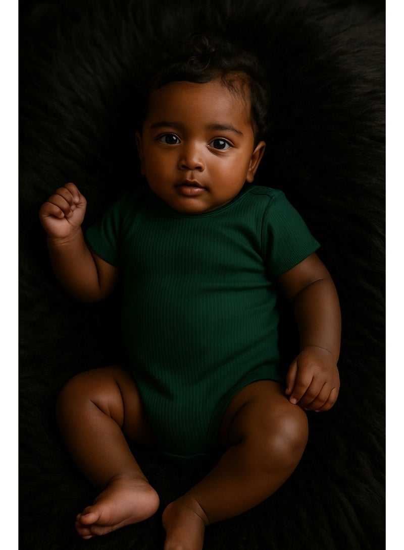Oceakids Ribbed Bamboo Bodysuit - Image 2