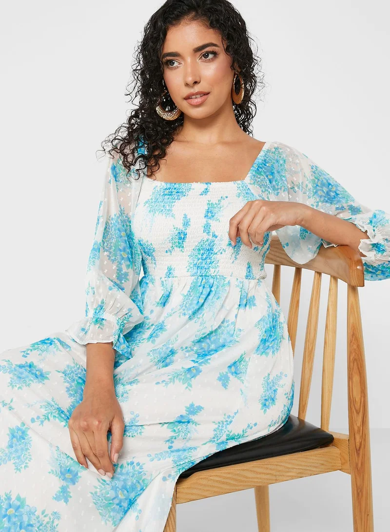 Miss Selfridge Floral Chiffon Dress