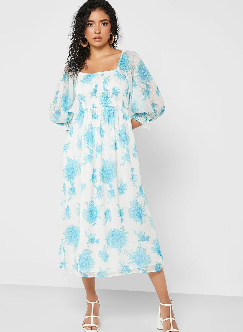 Miss Selfridge Floral Chiffon Dress