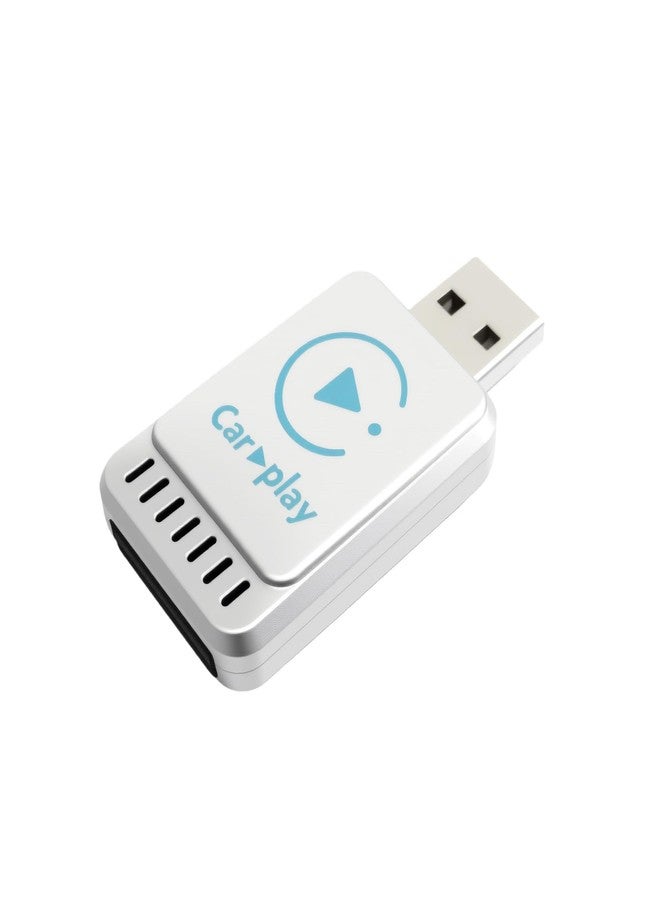 YFDUNV 2025 Newly Upgraded Wireless CarPlay Adapter: Slim, Lightweight and Portable, Plug-and-Play. Easy to Operate with Stable Connection and no lag, Compatible with iPhone and Android Devices. - Image 1