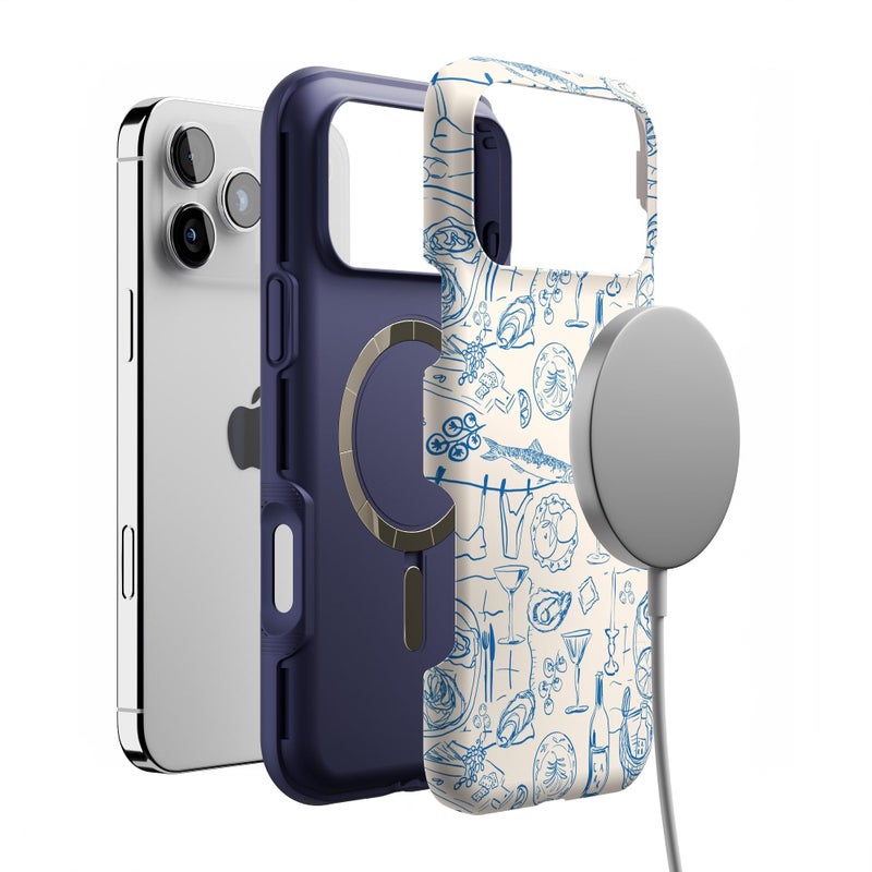 Casely iPhone 17 Pro Max Case | Amalfi Aperitivo | Dolce Vita | Bold Protective Design | Compatible with MagSafe - Image 4