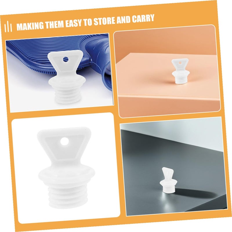 4pcs Leakproof Hot Water Bottle Stopper Caps 2.1cm Inner Diameter for Travel Home Use - Image 4
