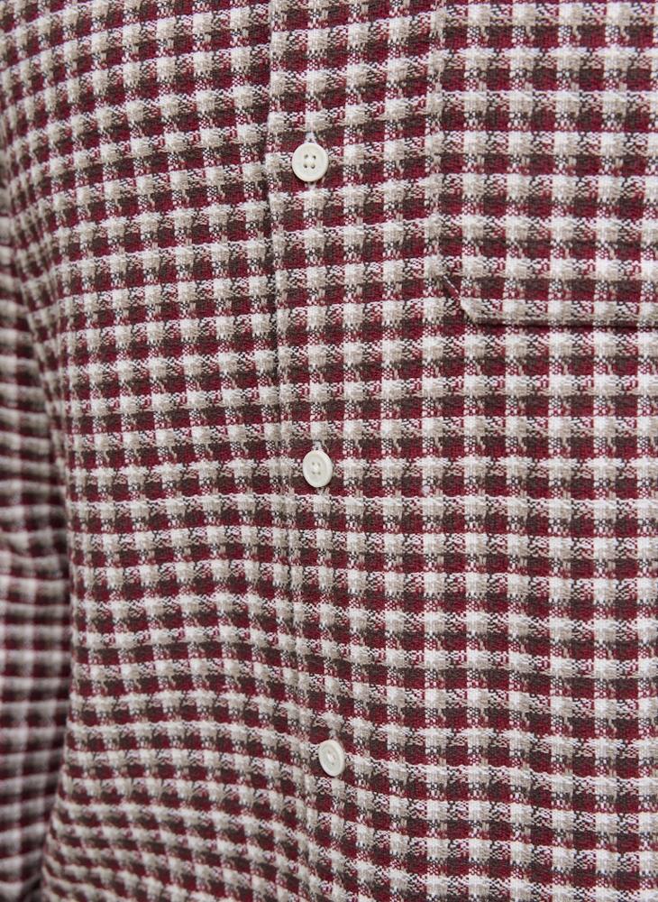 جاك اند جونز قميص بقصة عادية ونقشة مربعات - Image 4