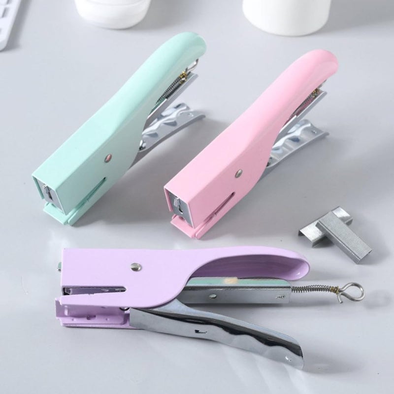 Multi Function Compact Hand Stapler For Home Office Daily Use Random Color - Image 5