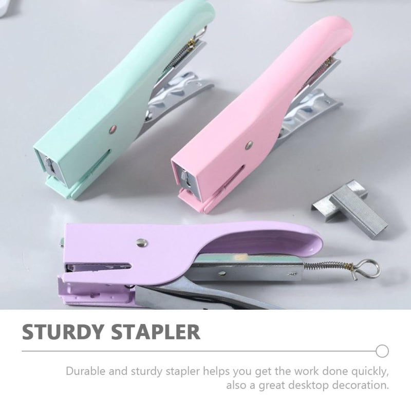 Multi Function Compact Hand Stapler For Home Office Daily Use Random Color - Image 4