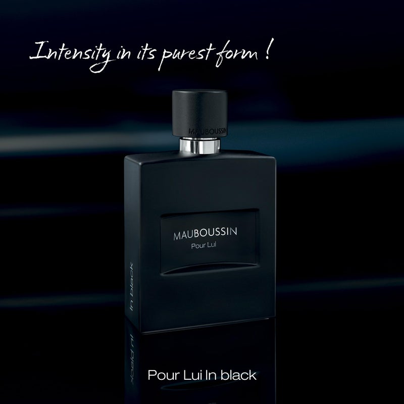 Mauboussin - Pour Lui In Black 100ml (3.3 Fl Oz) - Eau de Parfum for Men - Woody & Oriental Scents - Image 2