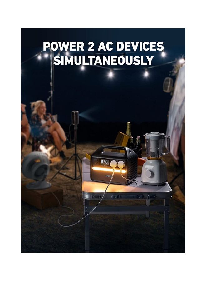 Anker 535 Portable Power Station, 512Wh Solar Generator (Solar Panel Optional) with LiFePO4 Battery Pack, 500W 9-Port Powerhouse, 4 AC Outlets, 60W USB-C PD Output, LED Light for Outdoor Camping, RV - Image 4