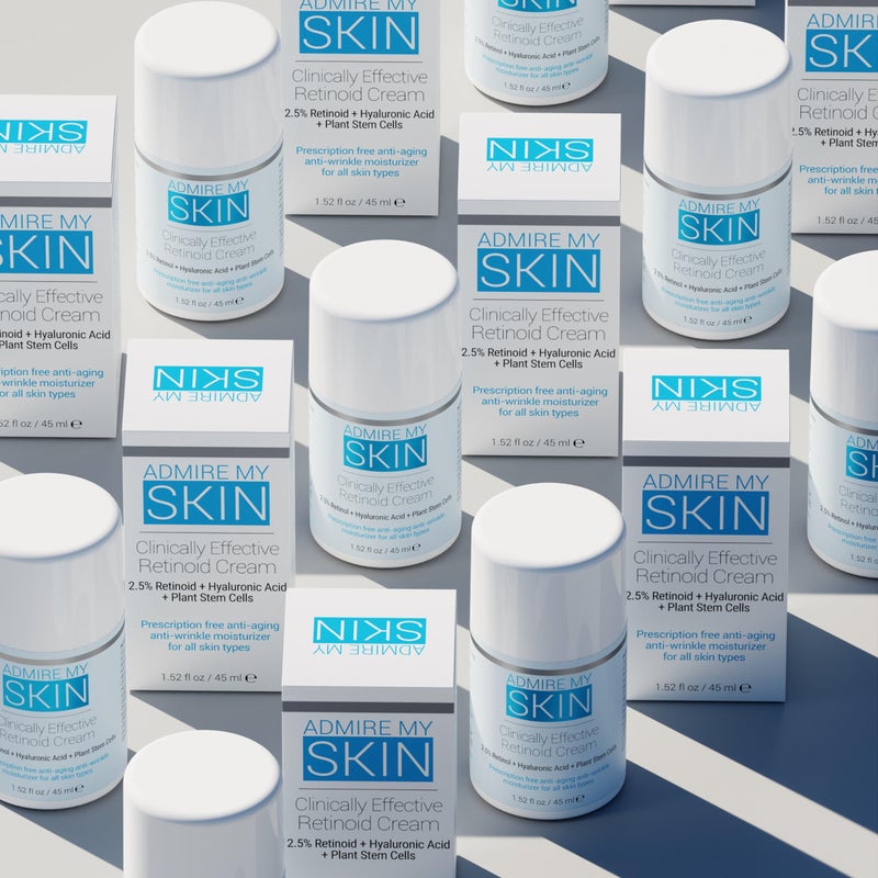 Admire My Skin Potent Retinoid Cream - Anti Aging Retinol Cream Moisturizer to Help Clear Acne Prone Skin, Eliminate Wrinkles and Provide You With That Healthy Youthful Glow - Image 3