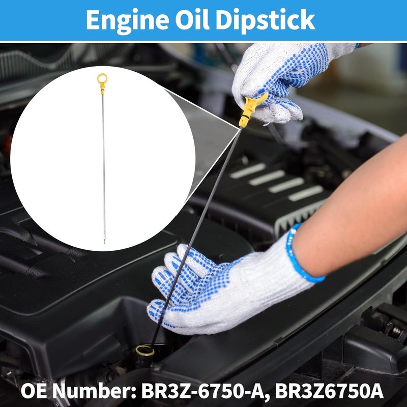X AUTOHAUX Engine Oil Dipstick for Ford F-150 2012-2014 - Image 2