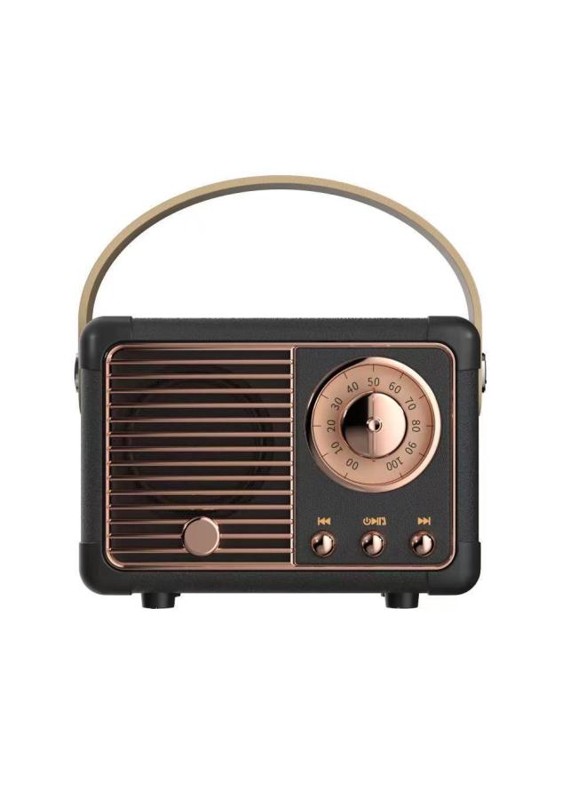 Neutral Mini Outdoor Retro Bluetooth Speaker Portable Usb Disk Tf Card High Quality Creative Small Speaker With Fm - Image 1