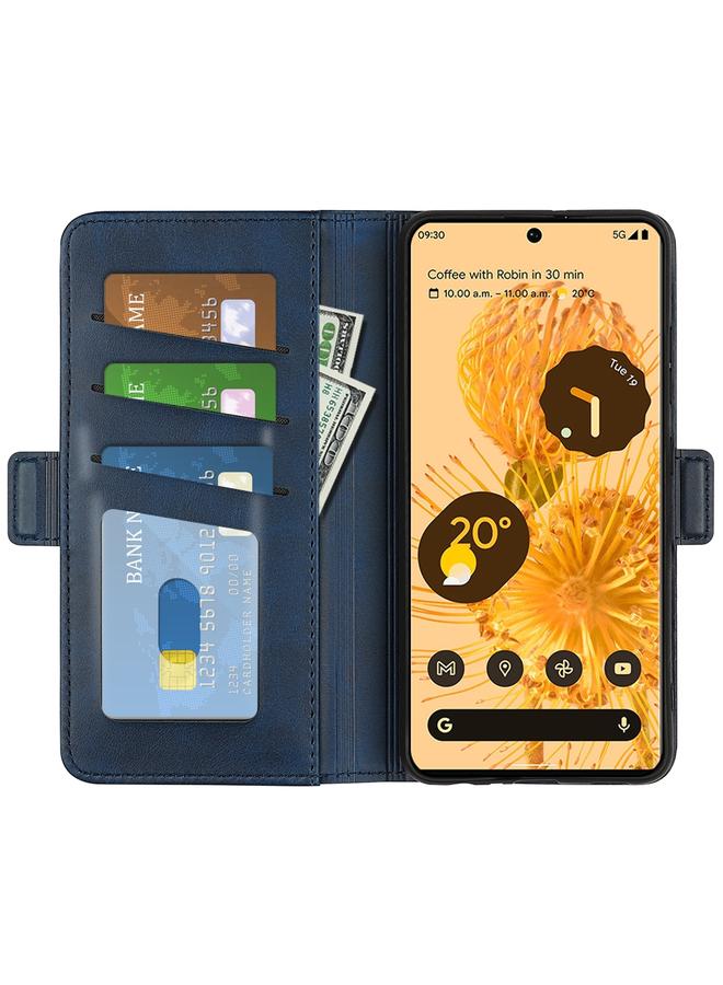 إيروريكس جراب لهاتف Google Pixel 7 Pro، جراب هاتف جلدي بمشبك مغناطيسي مزدوج الجوانب - Image 4