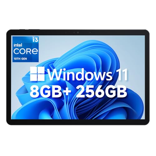CHUWI Hi10 X2 Windows 11 Tablet 10.1'', Intel Core i3 (up to 3.9GHz), 8GB RAM 256GB SSD, Windows Tablet PC, 4K Micro HDMI, WiFi 6, BT 5.3, USB 3.2, Dual Cameras, Type C, with Case - Image 1