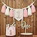 DCJHFJ Boho Daisy Highchair Banner 1st Birthday Girl For First Party Decorations Set With Handmade Cake Topper Crown Hat - Image 3