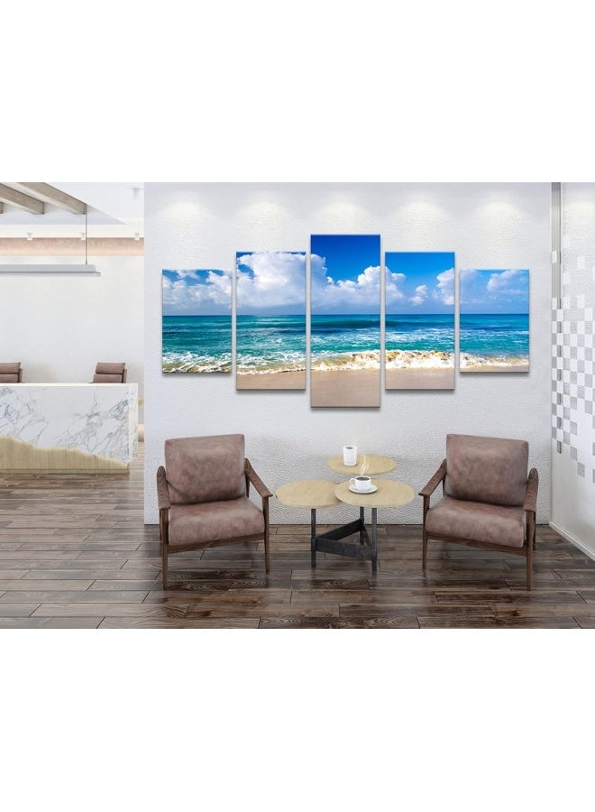 Pyradecor Seaside Extra Large Canvas Prints Wall Art - Image 5