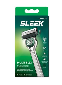 DORCO Dorco Sleek 6 Multiflex - 1 Handle + 2 Cartridges  - Image 1