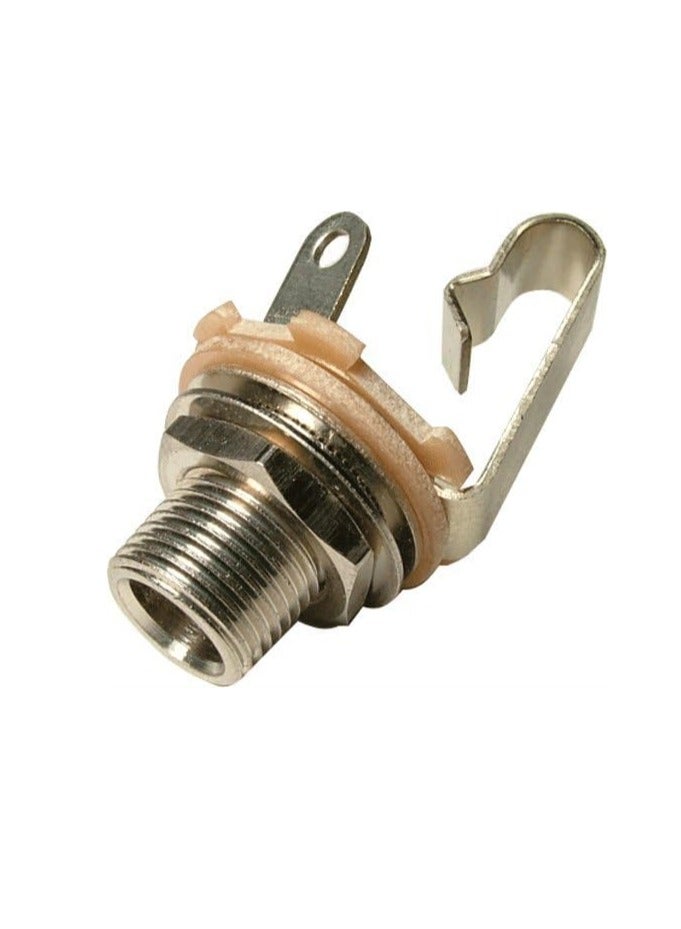 Switchcraft 1/4" Mono 2-Conductor Input Jack, Open Circuit, Long Bushing (Type L11)
