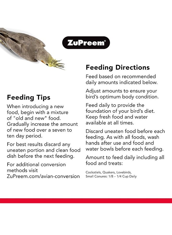 ZuPreem - Cockatiels Medium Bird Food 2.5LB - 1.1KG - Image 1