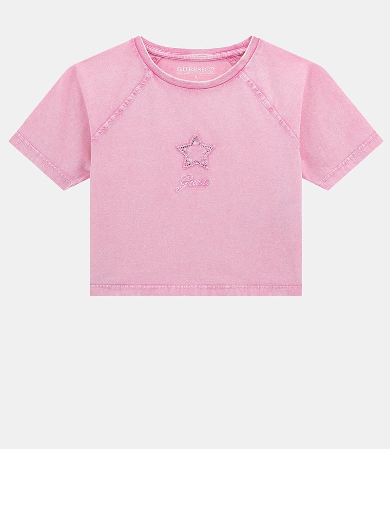 GUESS Kids Graphic Crew Neck T-Shirt - Image 1