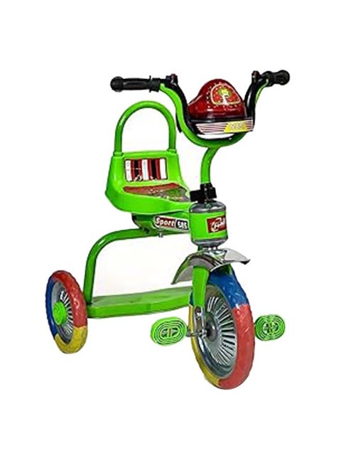Three Wheel Tricycle For Toddlers With 2 Seats With Music And Lights