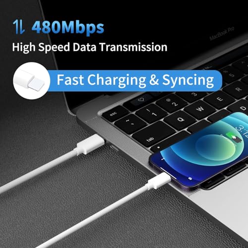 Punnkk Type C to C Fast Charging USB C Cable High-Speed Data Transfer & Power Delivery, for Galaxy A06,F06,A16,M05s,A25,S25,M15,F15,A15,A14,M14,F14,M34,F34,S23 Type-C Cord, White - Image 3