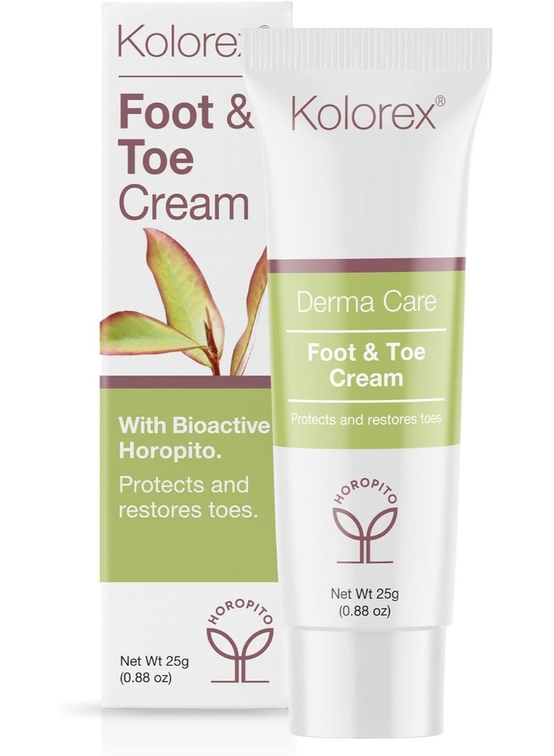 Kolorex® Foot & Toe Care Cream (25g), Remedy for Athlete's Foot, Natural ingredients, Effectively rebalance yeast, Hygienic best - Image 2