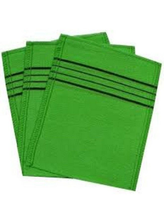 cleamy Exfoliating Bath Scrub Massage Mitt 100% Viscos Body Washcloth 3 Count Green Original Korean Italy Towel By Cleamy - Image 2