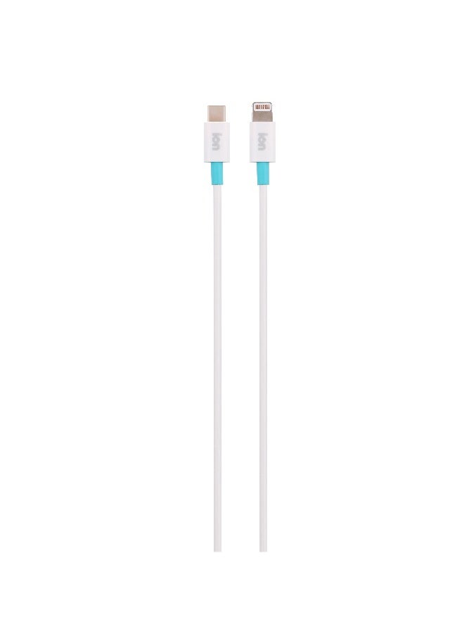 ION كابل لايتنينج C94 Type C بطول 1 متر باللون الأبيض 