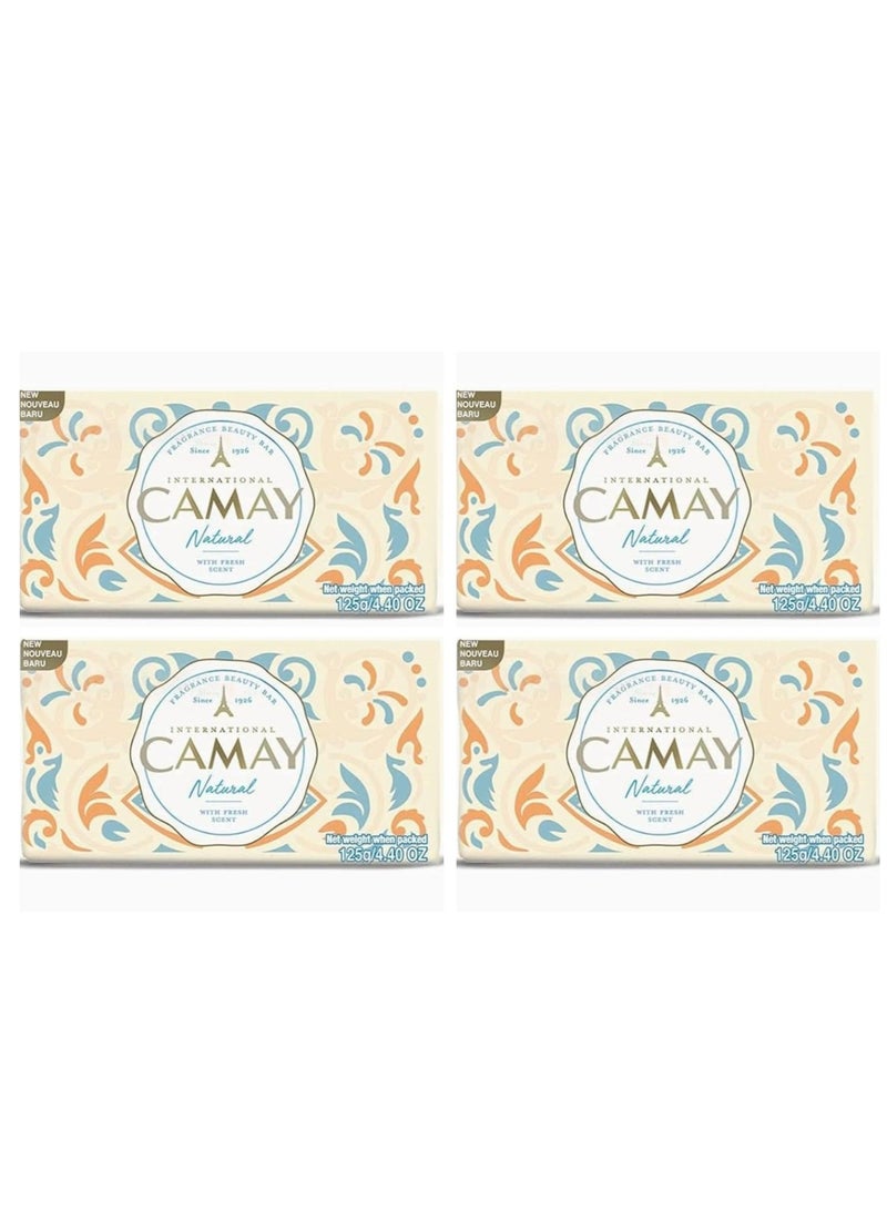 International Naturel Soap With Fresh Scent 125g 4 pcs