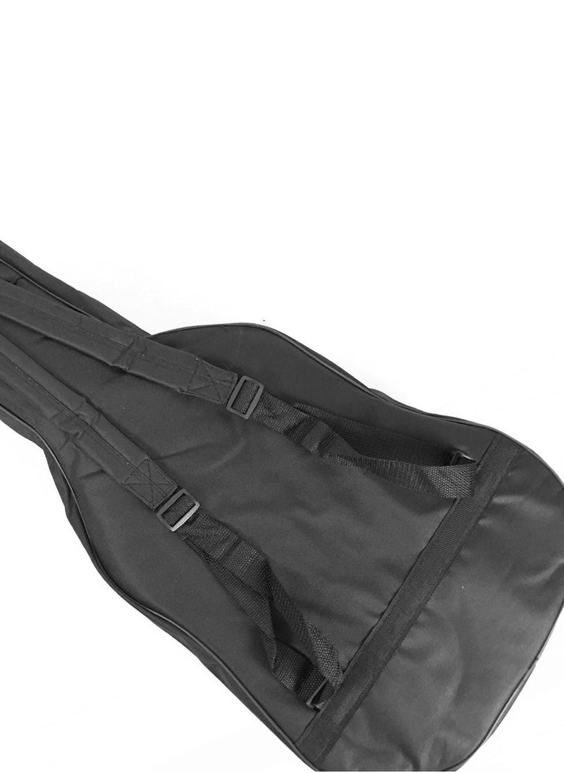 Mike Music Guitar Gig Bag 40/41 Inch Dual Adjustable Shoulder Strap Portable Padded Soft Guitar Case Acoustic Guitar Cover 3mm Padding Backpack For 40" & 41-Inch Acoustic Guitar/Classical Guitar  - Image 5