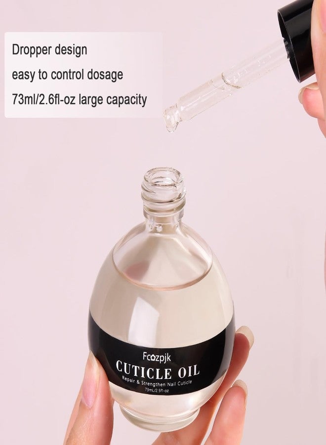 Fcozpjk Cuticle Oil, Revitalizing Cuticle Oil for Nails with Vitamin E Green Tea Cuticle Oil Scented Repairs Cuticles Nail Treatment Moisturizing Nail Strengthener 73ml/2.6 Fl Oz - Image 4