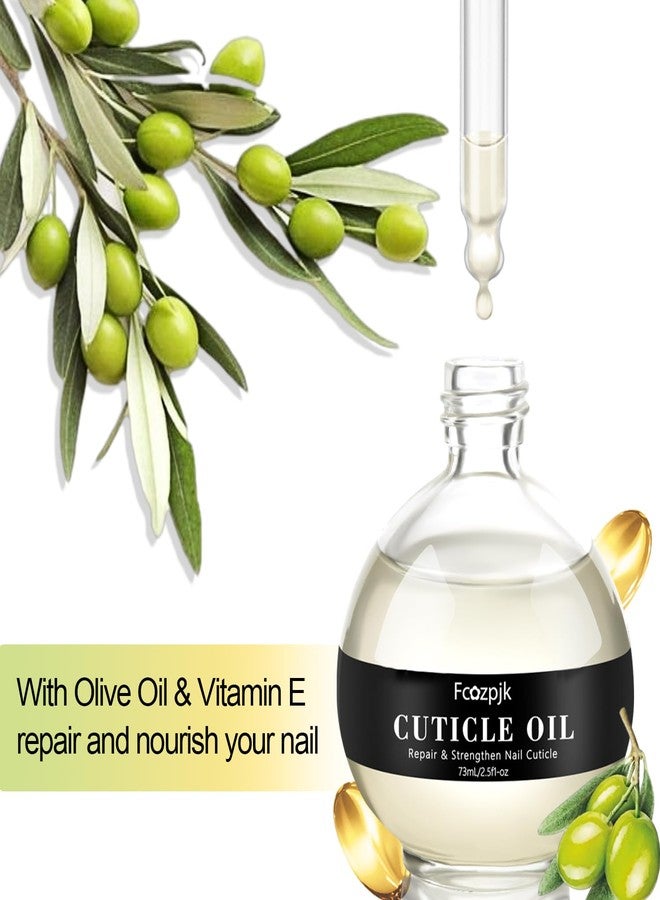 Fcozpjk Cuticle Oil, Revitalizing Cuticle Oil for Nails with Vitamin E Green Tea Cuticle Oil Scented Repairs Cuticles Nail Treatment Moisturizing Nail Strengthener 73ml/2.6 Fl Oz - Image 2