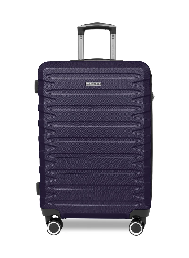 PARAJOHN AeroShield Lightweight 3-Piece ABS Hard-Side Spinner Luggage Trolley Set with TSA Lock and 8 Wheels - Navy Blue