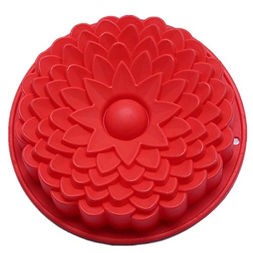 FantasyDay 7.87'' Sunflower Cake Mold Silicone Baking Molds for Your Birthday Cake, Soap, Donut, Ice Cube, Muffin, Brownie, Cornbread, Cheesecake, Panna Cotta, Pudding, Jello Shot and More #1 - Image 2