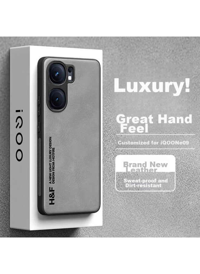 Hotfire Phone Case For Vivo Iqoo Neo9, Iqoo Neo9 Pro Protective Cover, Upgraded Skin-like Lambskin Matte Lens Full Protection Silicone Case For Men And Women Gray - Image 1