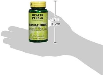 Health Plus صحة بلس ألياف كونجاك 500 ملغ جلومانا Slimming ووزن التحكم مكمل 70 كبسولة خالية من الجيلاتين - Image 4
