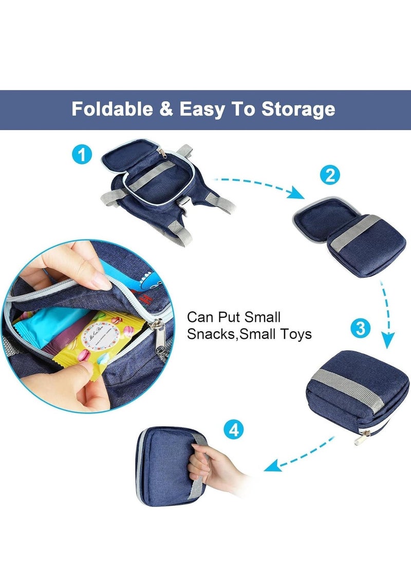 Toddler Harness Leash, Anti Lost Wrist Link, Cute Dinosaur Child Safety Rope, Foldable Child Leash Baby Walking Wristband Assistant Strap Belt Hold Baby Boys Girls Close While Walking (Blue) - Image 3