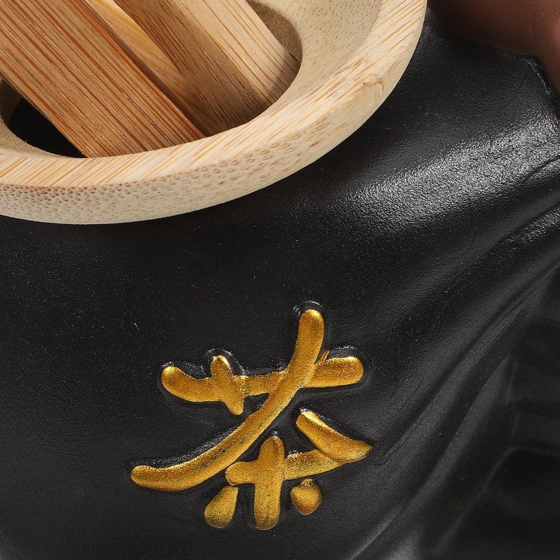 1 Set/6 Pcs Style Tea Making Tool Kit Chinese Kung Fu Tea Set Kitchen Tea Accessories for Office Teahouse ( /Tea Bucket/Tea /Teaspoon/Tea Clip/Tea Spoon) - Image 3