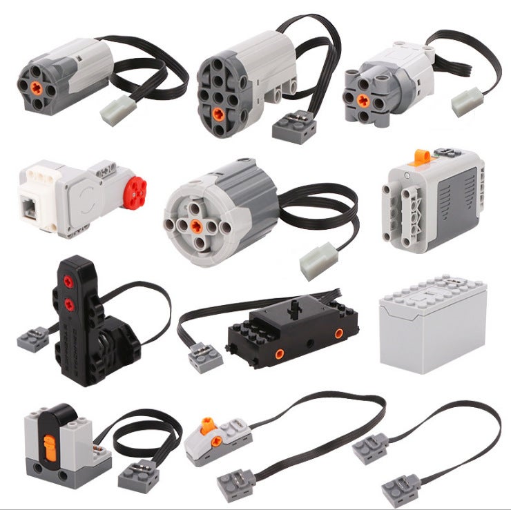 Compatible With Lego Ev3 Building Blocks Toy Motor Power Motor Mechanical Group Moc Patchwork Pf Technology Spare Parts Suit - Image 2