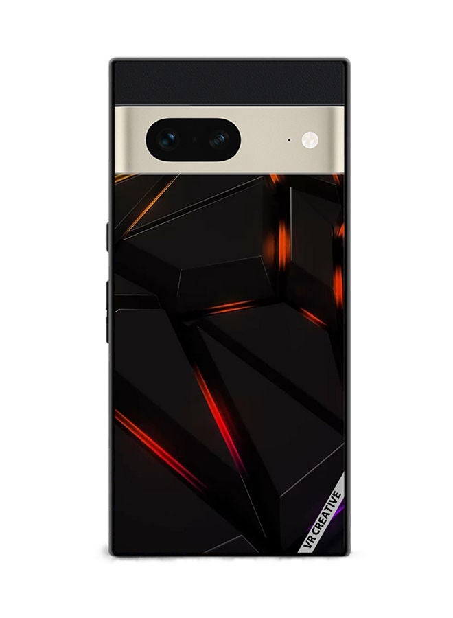 VR CREATIVE Protective Case Cover For Google Pixel 7 Abstract Design Multicolour - Image 1