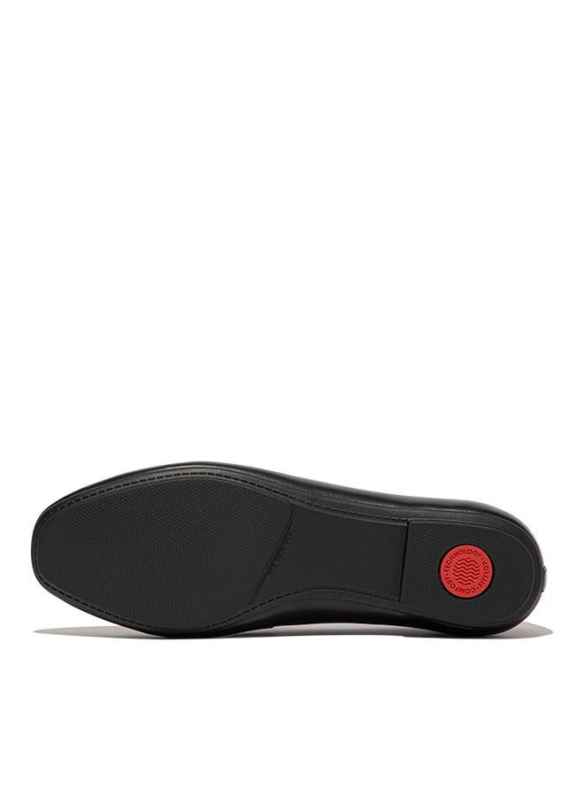 FitFlop DELICATO HIGH-CUT SOFT-LEATHER BALLET FLATS - Image 4