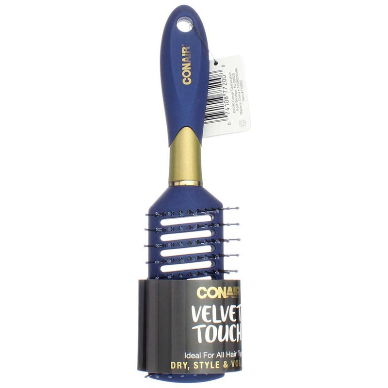 Conair Velvet Touch Vent Brush, Assorted Colors (Pack of 2) - Image 2