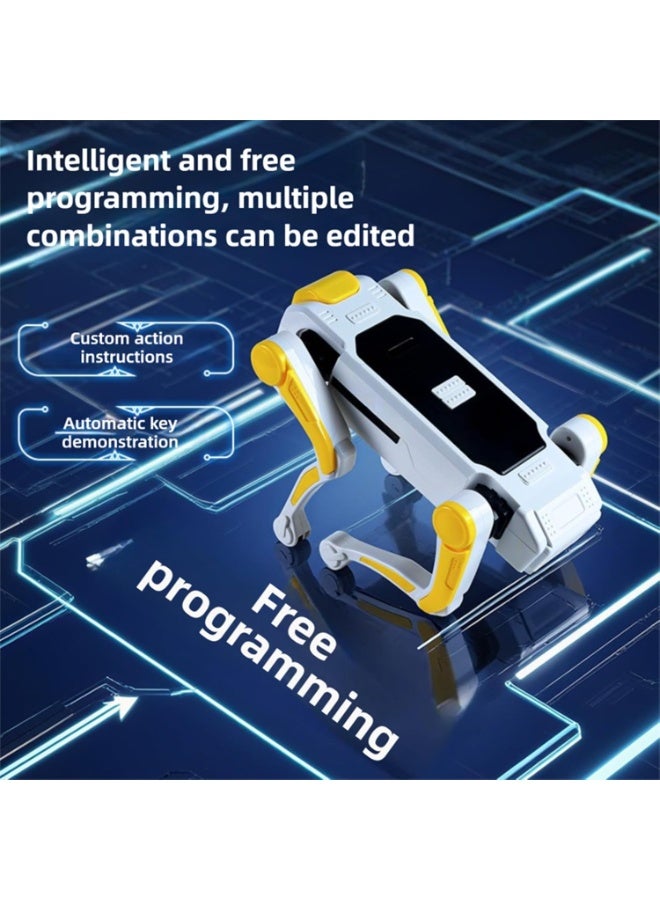 REBENUO Educational robot dog with remote control and app, made of plastic, with light and sound. - Image 5