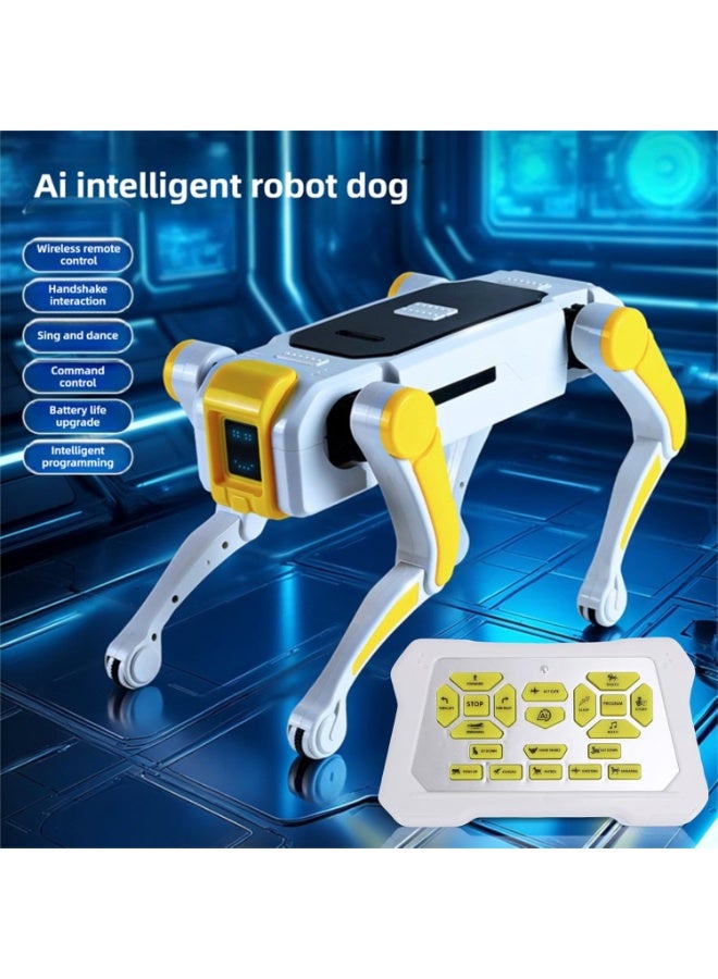 REBENUO Educational robot dog with remote control and app, made of plastic, with light and sound. - Image 4