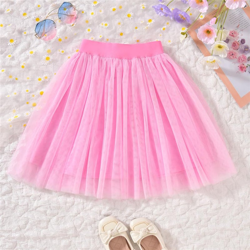 CPEI 6th Birthday Outfit for Girls 6 Year Old Six Sixth Shirt Skirt Birthday Outfit (Pink, 6 Years) - Image 4