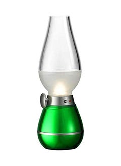 Generic Retro LED Usb Rechargeable Blow Light Desk Lamp (Green) 