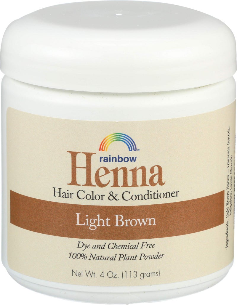 Rainbow Research Henna Hair Color and Conditioner Persian Light Brown, 4 Ounce - Image 1