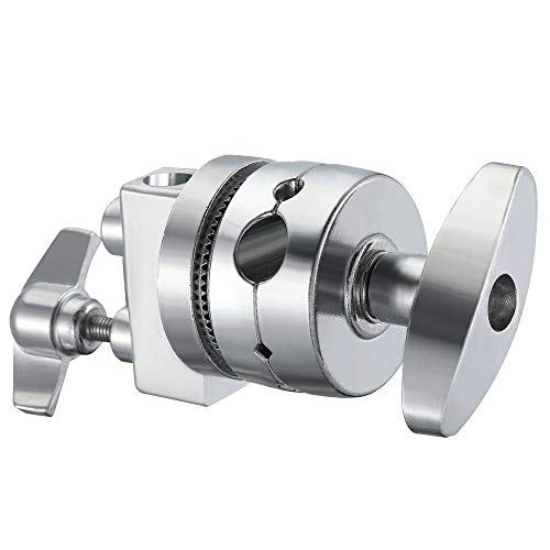 SUPON Aluminum Alloy Multi Functional Heavy Duty 2.5 inch Grip Head Swivel Head Clamp Holder Bracket Adapter with 1/2",1/4",3/8", 5/8" Mount for Light Stand, Extension Boom Arm,Photographic Equipment - Image 3