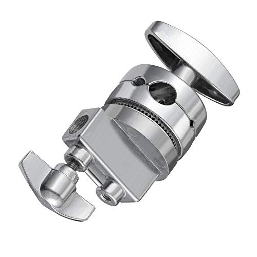 SUPON Aluminum Alloy Multi Functional Heavy Duty 2.5 inch Grip Head Swivel Head Clamp Holder Bracket Adapter with 1/2",1/4",3/8", 5/8" Mount for Light Stand, Extension Boom Arm,Photographic Equipment - Image 4