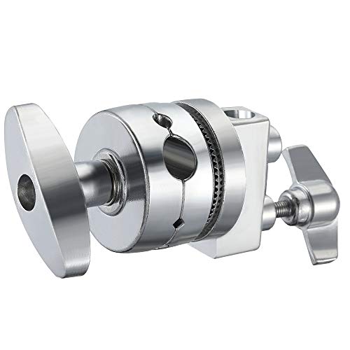 SUPON Aluminum Alloy Multi Functional Heavy Duty 2.5 inch Grip Head Swivel Head Clamp Holder Bracket Adapter with 1/2",1/4",3/8", 5/8" Mount for Light Stand, Extension Boom Arm,Photographic Equipment - Image 1